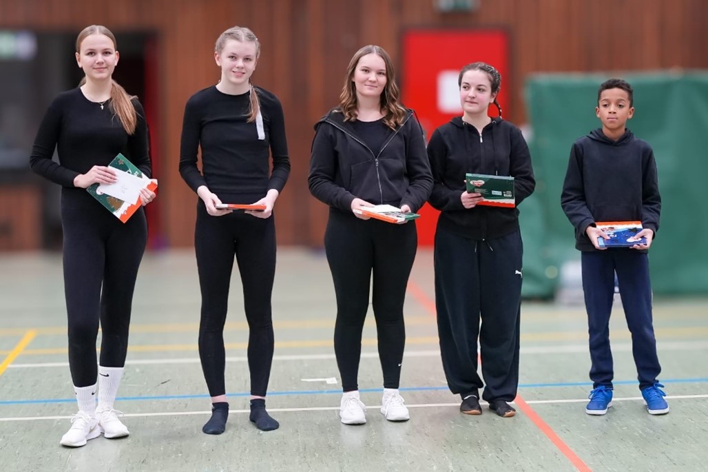 Von links nach rechts: Anni, Marie, Stina, Jule und Philipp